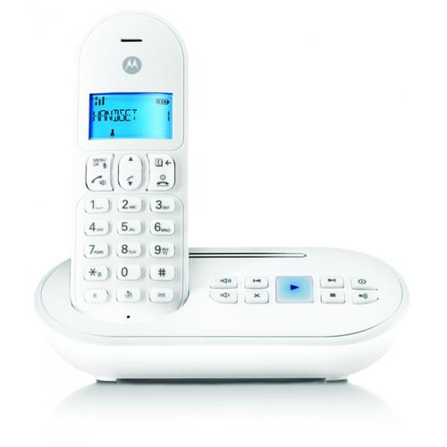 MOTOROLA Telefono fisso Cordless Motorola T111 bianco